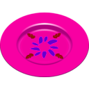 download Party Dish 2 clipart image with 270 hue color