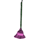 download Broom clipart image with 270 hue color