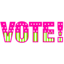 download Vote 01 clipart image with 90 hue color