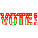 download Vote 01 clipart image with 135 hue color