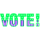 download Vote 01 clipart image with 270 hue color