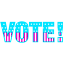 download Vote 01 clipart image with 315 hue color