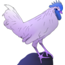 download Chicken clipart image with 225 hue color