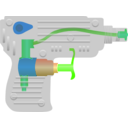 download Water Gun clipart image with 90 hue color