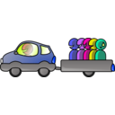 download Carpooling clipart image with 225 hue color