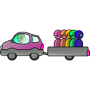 download Carpooling clipart image with 315 hue color