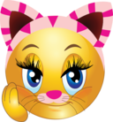 Cat Girl Smiley Emoticon