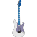 download Fender Stratocaster clipart image with 180 hue color