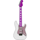 download Fender Stratocaster clipart image with 270 hue color