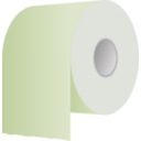 download Toilet Paper Roll Revisited clipart image with 270 hue color