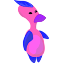 download Alien Duck clipart image with 225 hue color