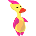 download Alien Duck clipart image with 315 hue color