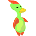 download Alien Duck clipart image with 0 hue color