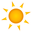 download Sun Sole clipart image with 0 hue color