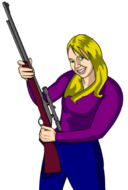 Girl With Rifle