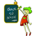 download School Days clipart image with 45 hue color