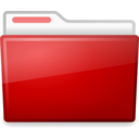 download Red Ubuntu Folder clipart image with 0 hue color