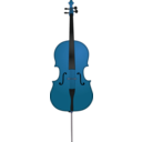 download Cello 1 clipart image with 180 hue color
