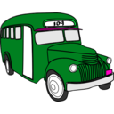 download Bus clipart image with 135 hue color