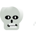 download Onepole Skull clipart image with 90 hue color