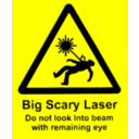download Scary Laser clipart image with 0 hue color