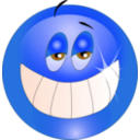 download Big Smile Smiley Emoticon clipart image with 180 hue color