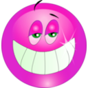 download Big Smile Smiley Emoticon clipart image with 270 hue color