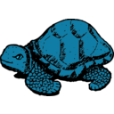 download Tortoise clipart image with 135 hue color