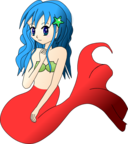 Blue Hair Mermaid