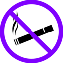 download No Smoke clipart image with 270 hue color