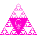 download Serpinski Triangle clipart image with 0 hue color