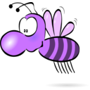 download Bee2 Mimooh 01 clipart image with 225 hue color