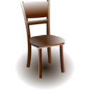 download Wooden Chair clipart image with 0 hue color
