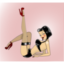 download Retro Pinup Ii clipart image with 0 hue color