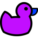 download Ducky Icon clipart image with 225 hue color