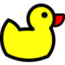download Ducky Icon clipart image with 0 hue color