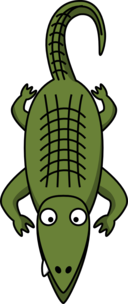 Cartoon Alligator