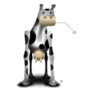 download Odd Cow clipart image with 90 hue color