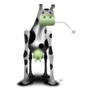 download Odd Cow clipart image with 135 hue color