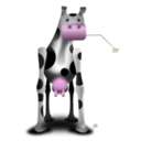 download Odd Cow clipart image with 0 hue color