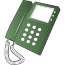 download Desk Phone clipart image with 90 hue color
