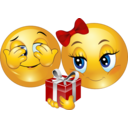 download Valentine Smiley Emoticon clipart image with 0 hue color