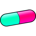 download Pill clipart image with 315 hue color