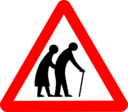 Roadsign Old Folks