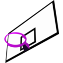 download Basketball Rim clipart image with 270 hue color