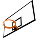 download Basketball Rim clipart image with 0 hue color