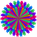 download Star Circle clipart image with 270 hue color