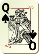 Guyenne Deck Queen Of Spades