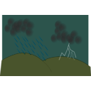 download Storm clipart image with 315 hue color