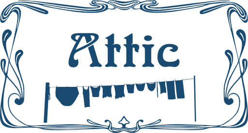 Attic Door Sign